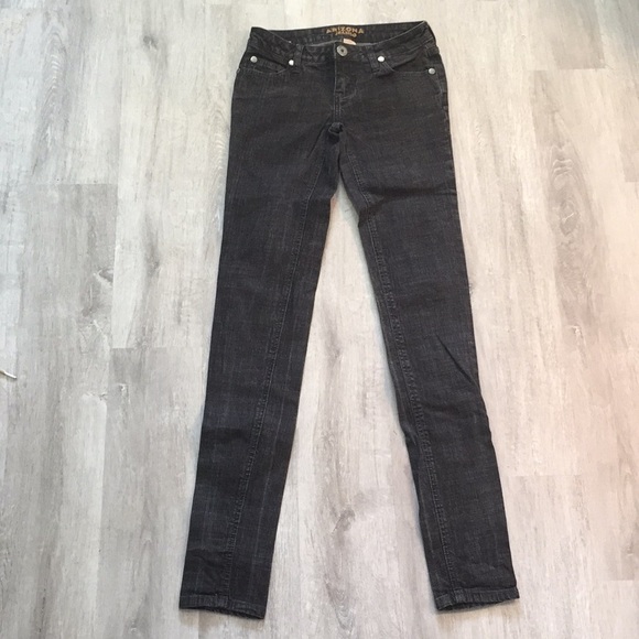 Arizona Jean Company Dark Denim pants size 0 Long Skinny Jeans - Picture 8 of 10